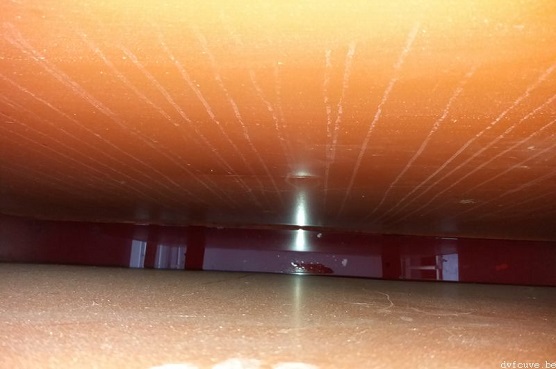 Fuite constatée dans une cuve mazout double paroi où la paroi interne présente une fuite