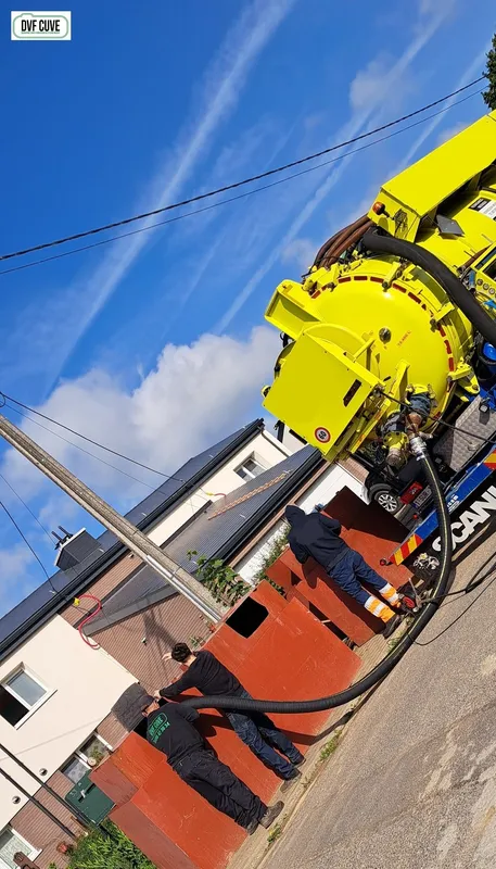 camion pour dégazer une citerne mazout